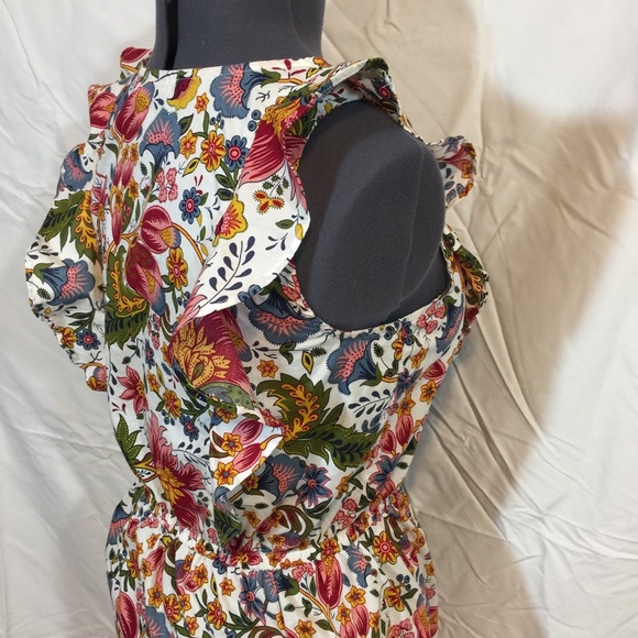 CITY STREETS | floral print ruffle bodice dress - Picture 5 of 7